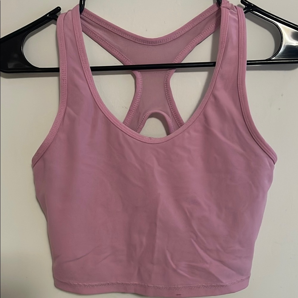Women's Pink Racerback Sports Bra